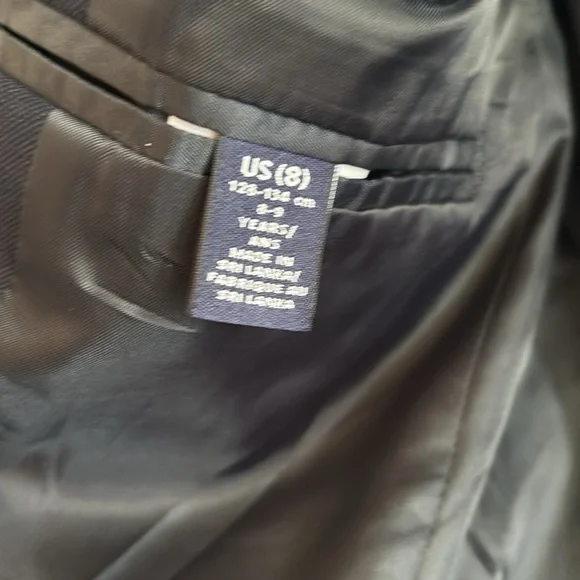 Lands' End kids Blue Blazer. Size 8. - Picture 3 of 5